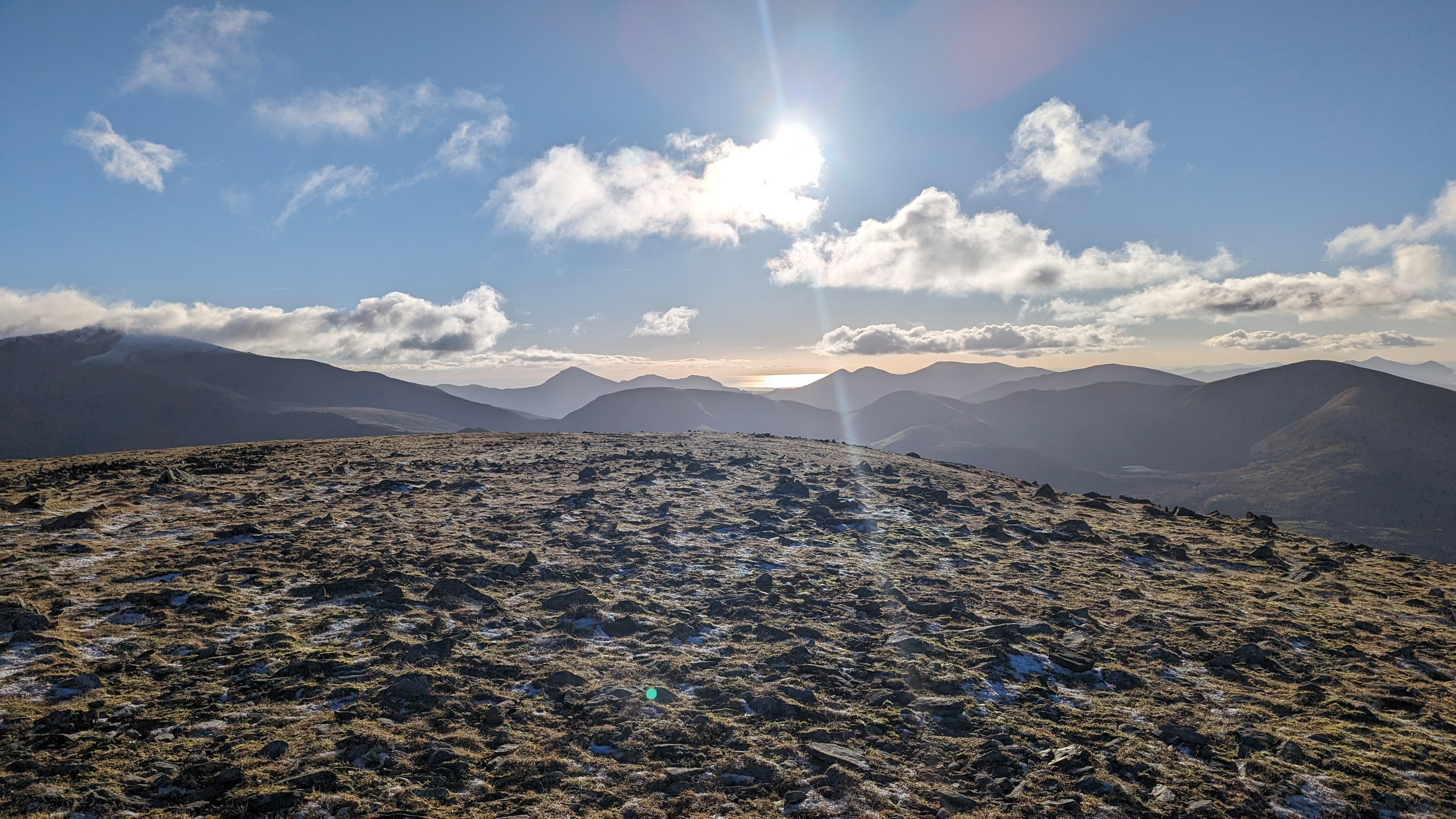 Elidir Fach view looking towards yr wyddfa