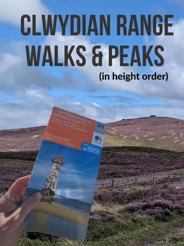 clywydian range walks and hillforts