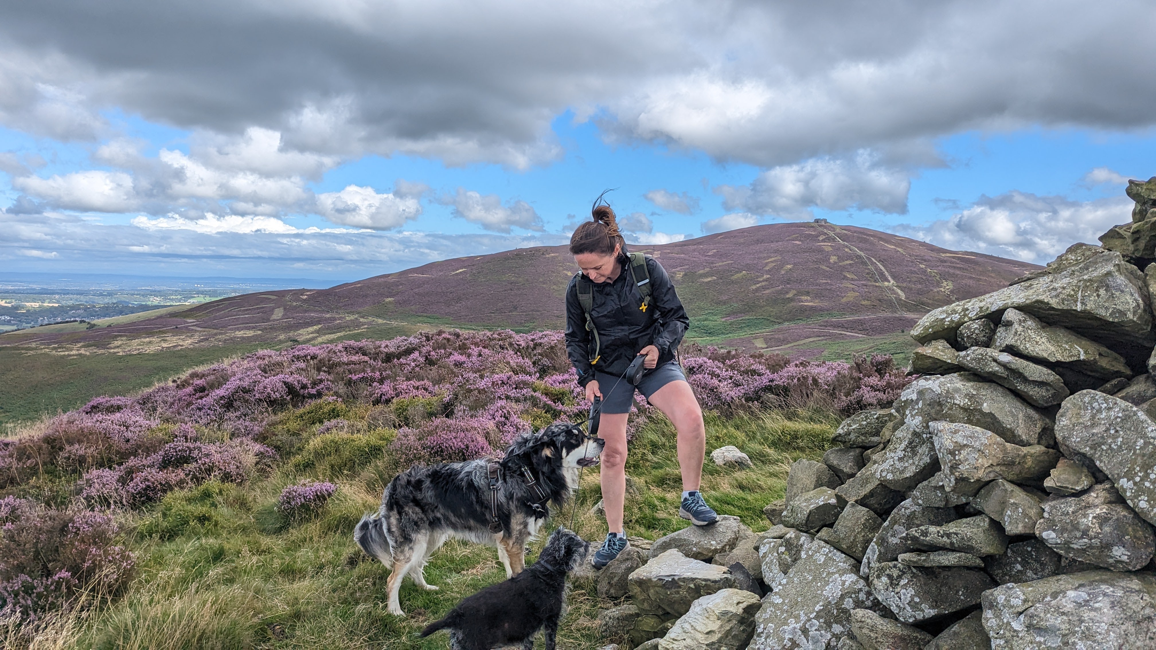  On the way up to Moel Famau from the Moel Arthur Car Park