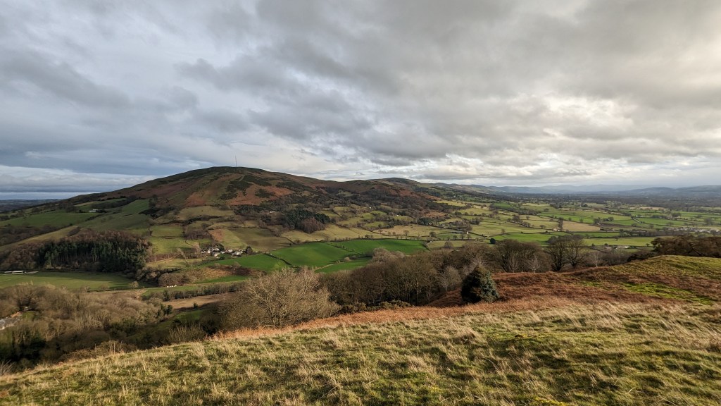 The view from Moel y Gaer Bodfari in the Clwydian Range