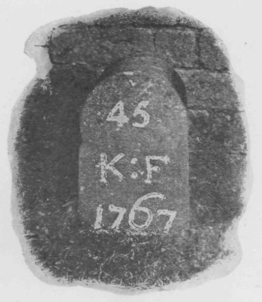 THE BOUNDARY STONE KNARESBOROUGH FOREST.
