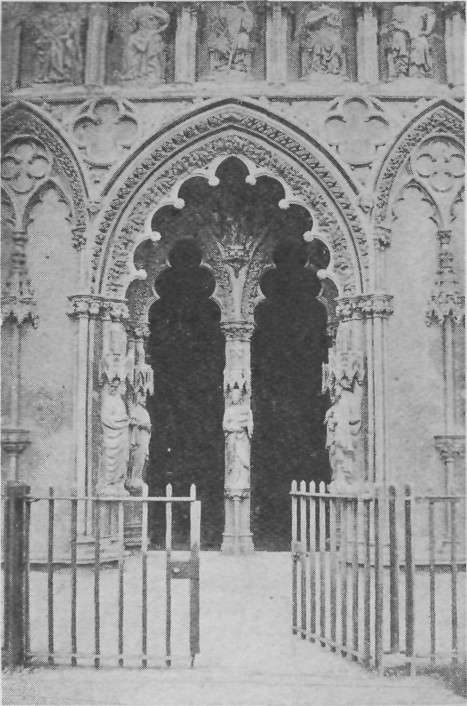 THE WEST DOOR, LICHFIELD