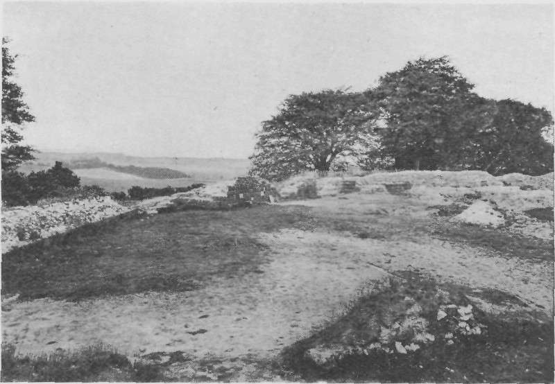 OLD SARUM: BASE OF THE LOOK-OUT TOWER.