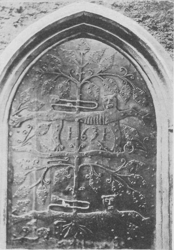 ANCIENT DOOR IN ST. SAVIOUR'S CHURCH