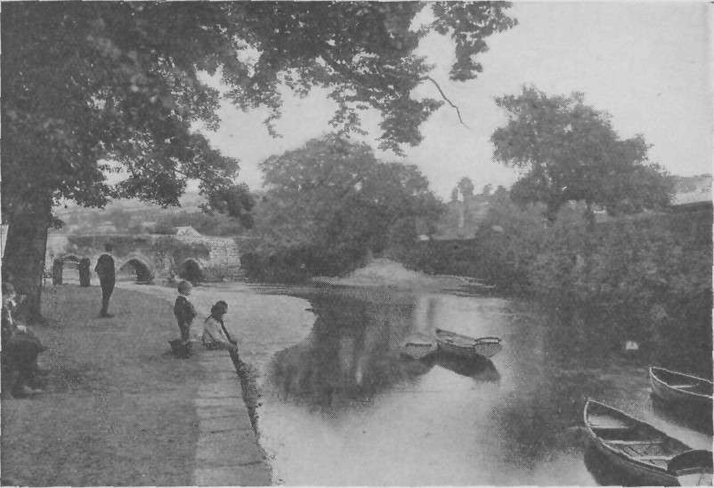 LOSTWITHIEL ANCIENT BRIDGE AND LANDING PLACE.