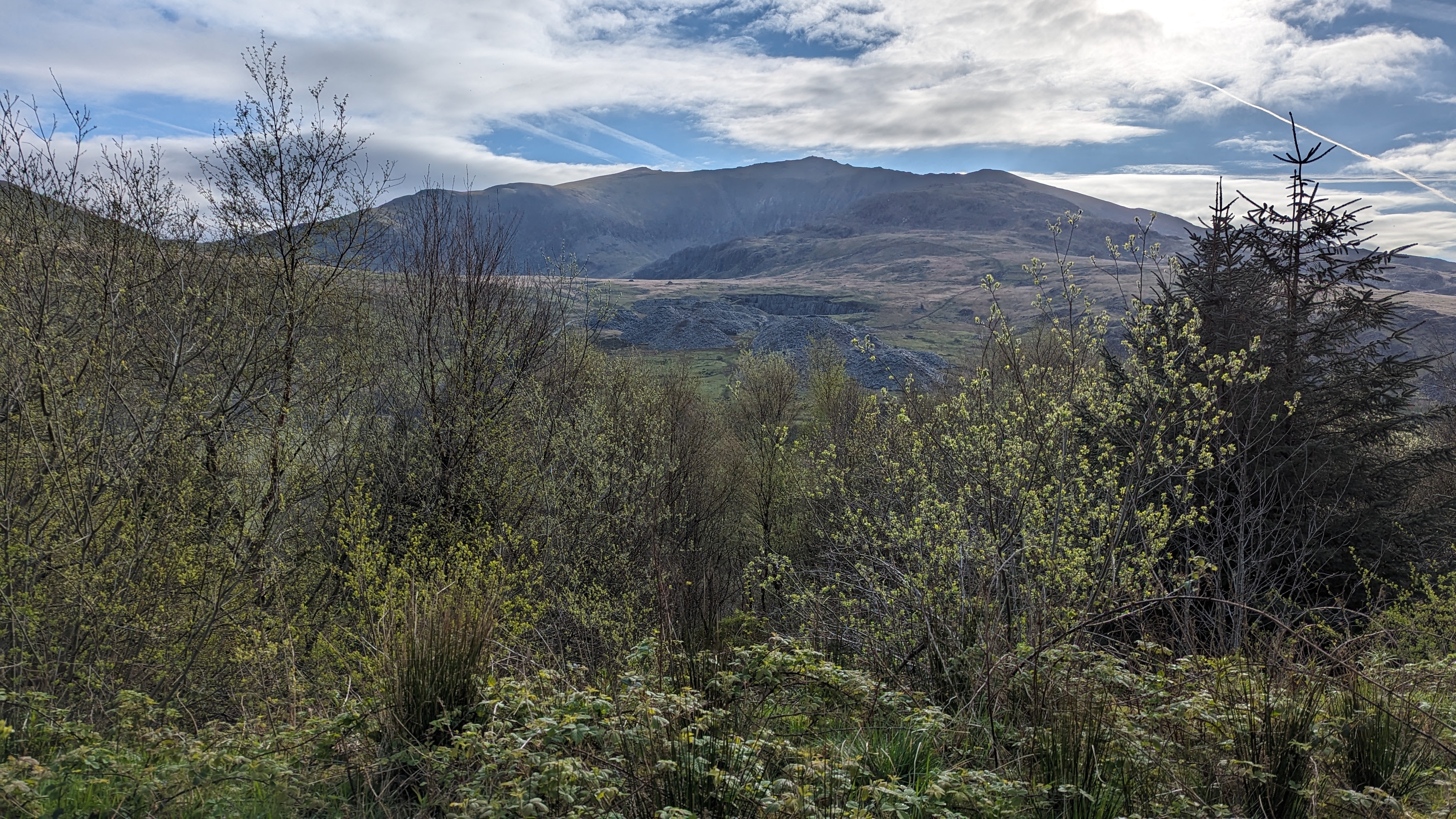 Mynydd Mawr Walk looking at Snowdon Massif