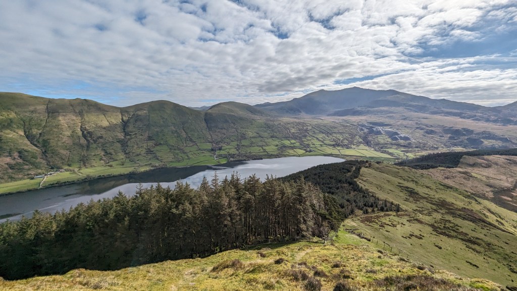 The route back down from Mynydd Mawr