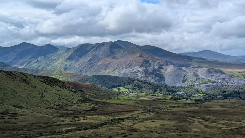 view from Gyrn Carneddau