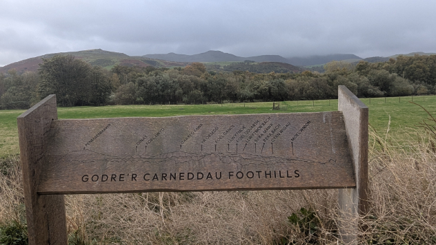 Lower Carneddau Sign